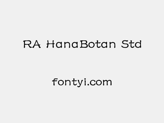 RA HanaBotan Std