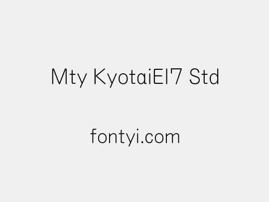 Mty KyotaiEl7 Std