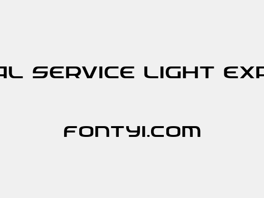 Federal Service Light Expanded