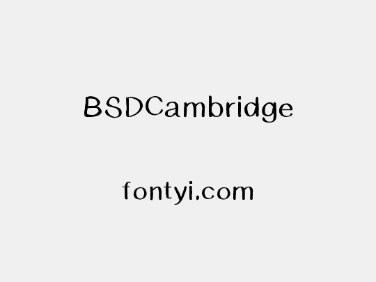 BSDCambridge