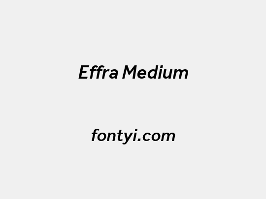 Effra Medium