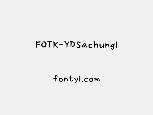 FOTK-YDSachungi