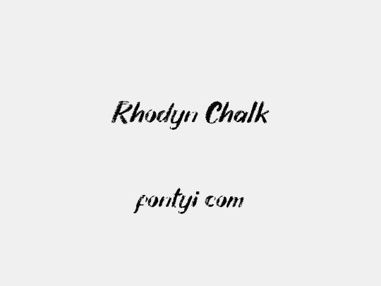 Rhodyn Chalk
