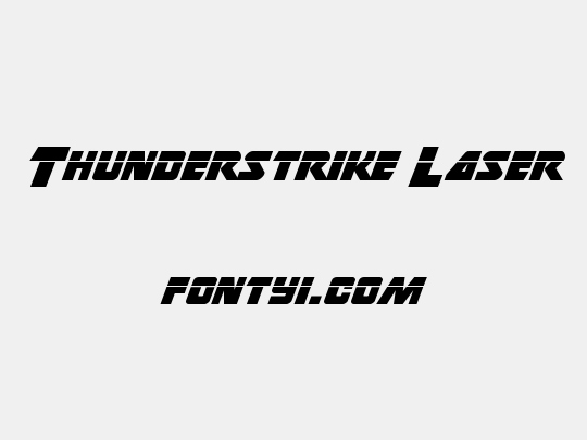Thunderstrike Laser