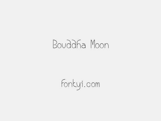Bouddha Moon