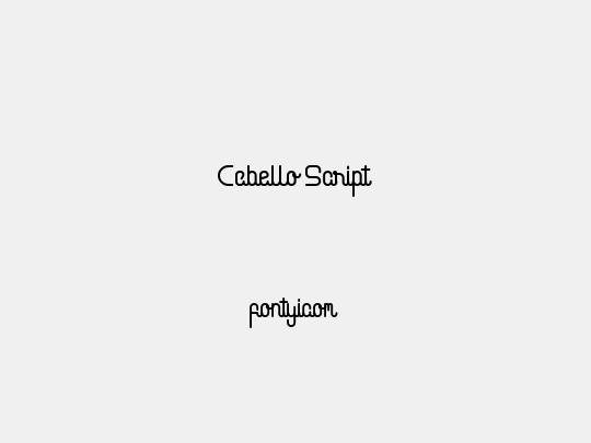 Cabello Script
