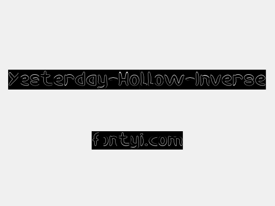 Yesterday-Hollow-Inverse