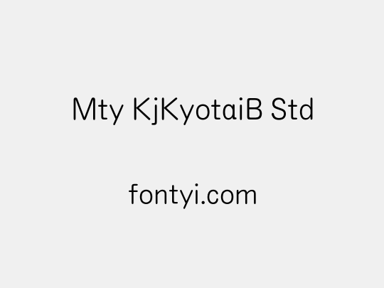 Mty KjKyotaiB Std