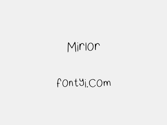 Mirlor