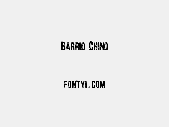 Barrio Chino
