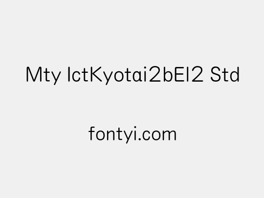 Mty IctKyotai2bEl2 Std