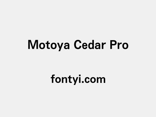 Motoya Cedar Pro