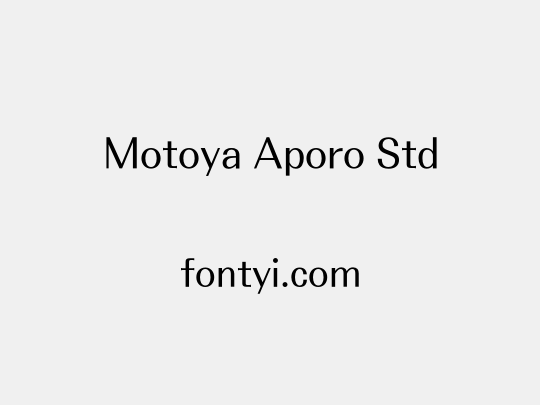 Motoya Aporo Std