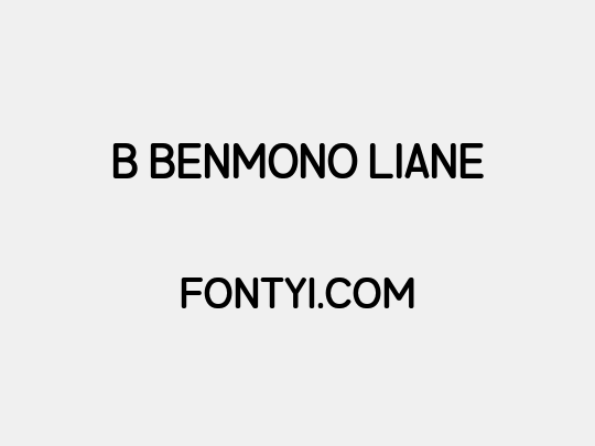 b Benmono Liane