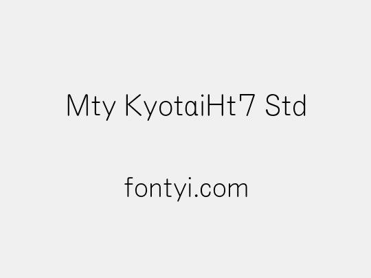 Mty KyotaiHt7 Std