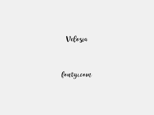 Velosia