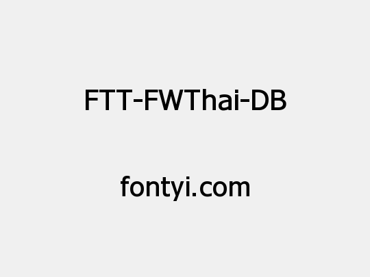 FTT-FWThai-DB