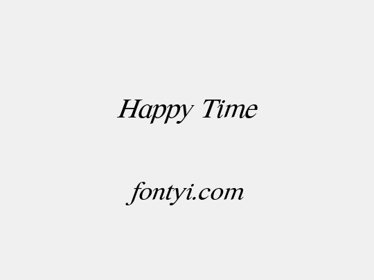 Happy Time