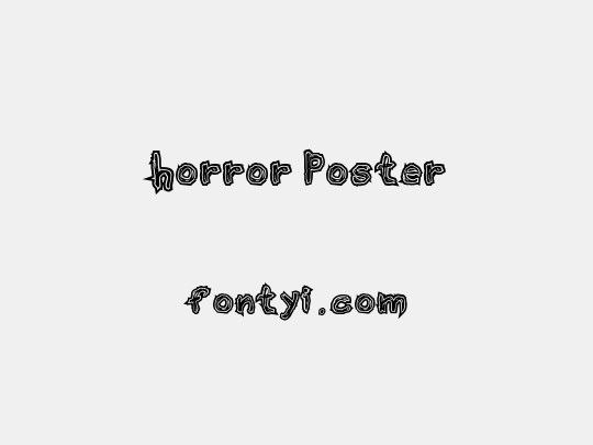 Horror Poster