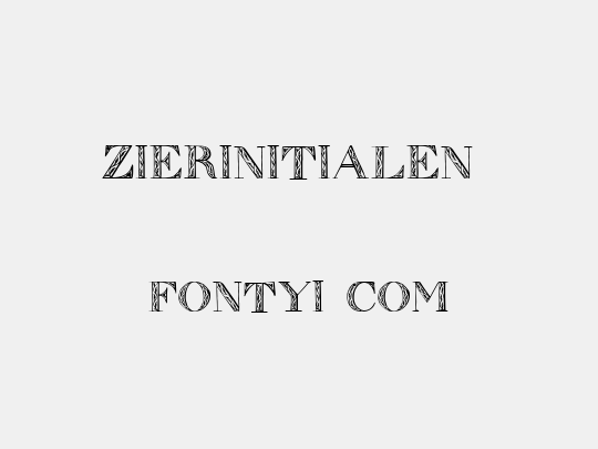 Zierinitialen 1