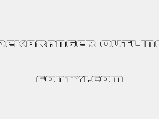 Dekaranger Outline