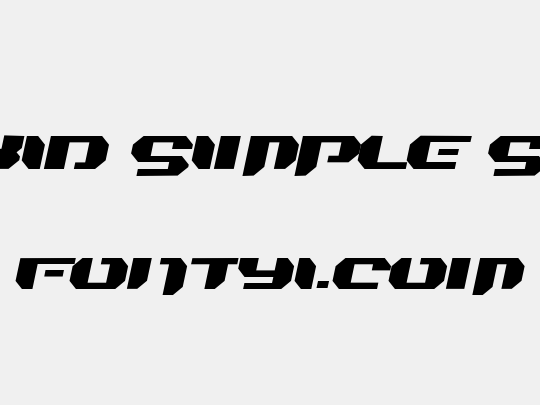 Bionic Kid Simple Slanted