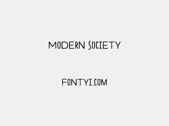 Modern Society
