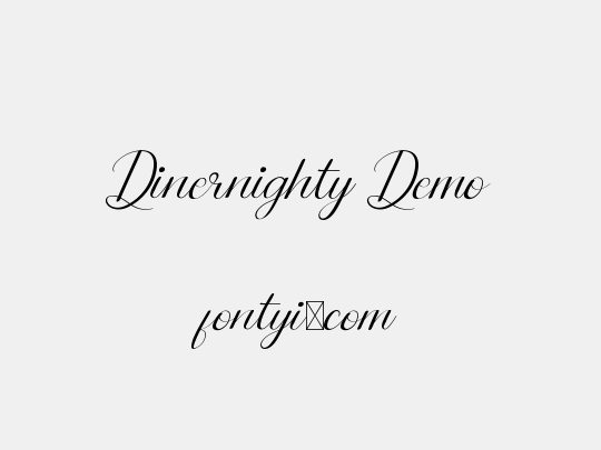 Dinernighty Demo