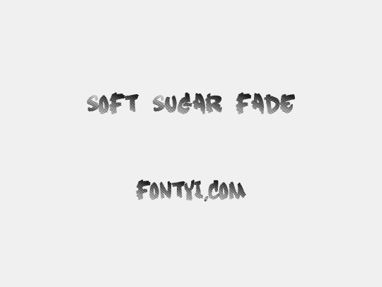 Soft Sugar fade
