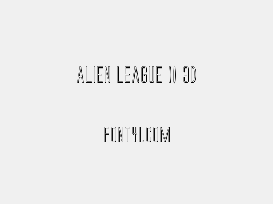 Alien League II 3D