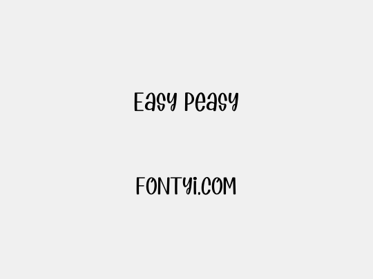 Easy Peasy
