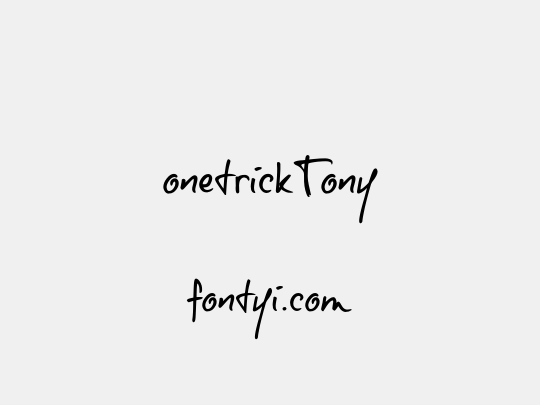 onetrickTony