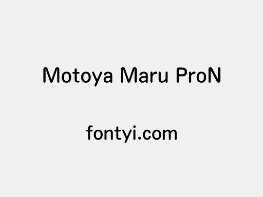 Motoya Maru ProN
