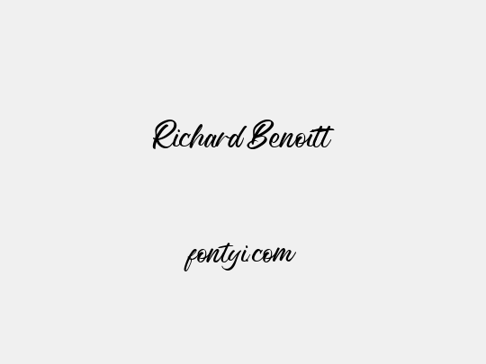 Richard Benoitt