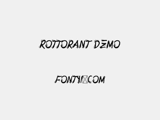 Rottorant Demo