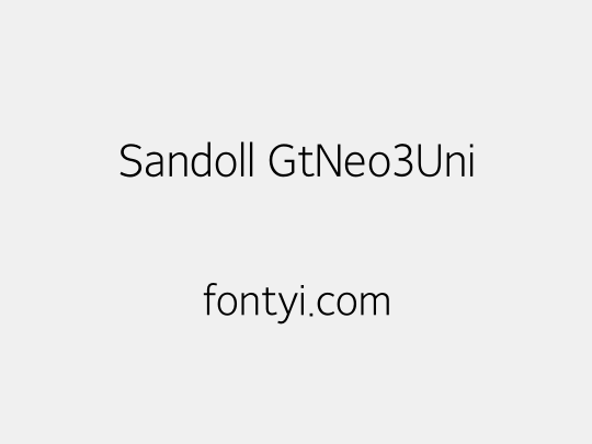 Sandoll GtNeo3Uni