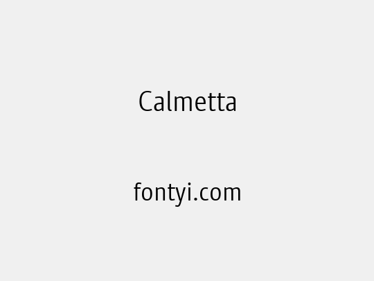 Calmetta