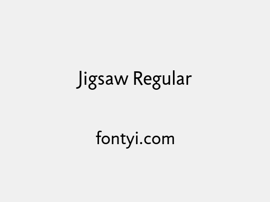 Jigsaw Regular