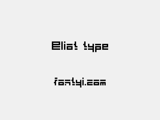 Eliot type