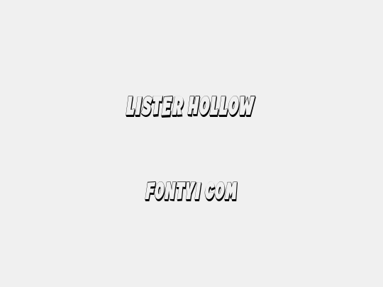 Lister Hollow