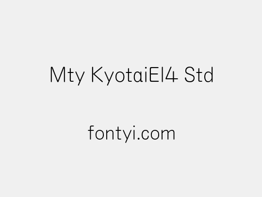 Mty KyotaiEl4 Std