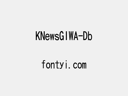 KNewsGIWA-Db