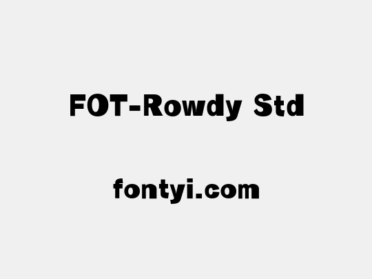 FOT-Rowdy Std