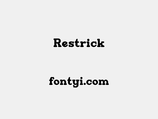 Restrick
