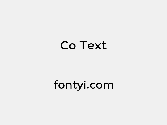 Co Text