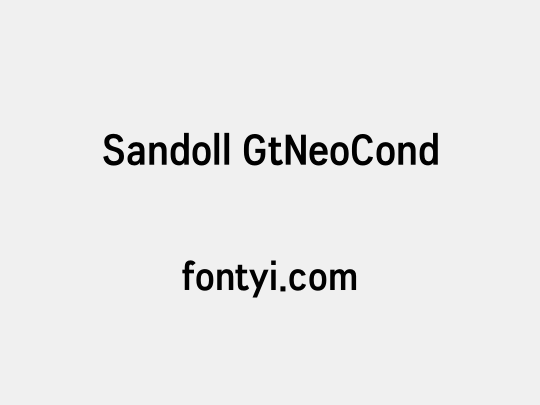 Sandoll GtNeoCond