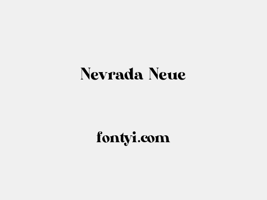 Nevrada Neue