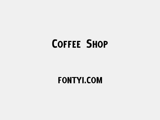 Coffee Shop
