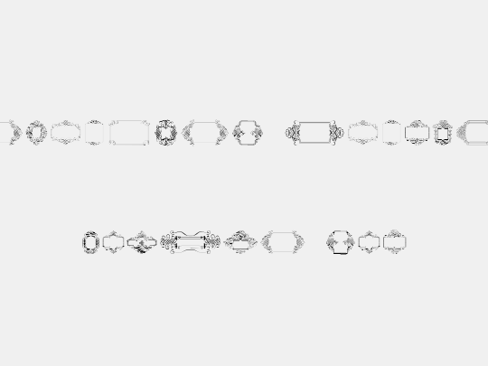Calligraphic Frames Soft