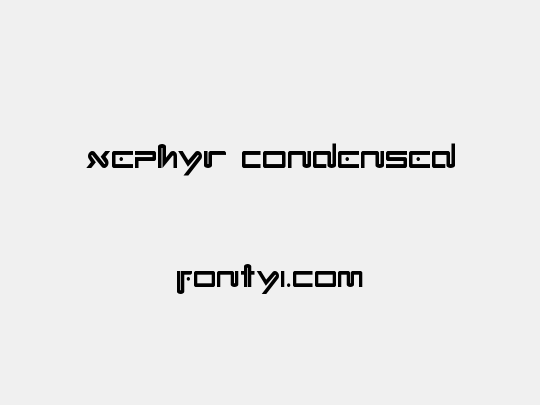 Xephyr Condensed